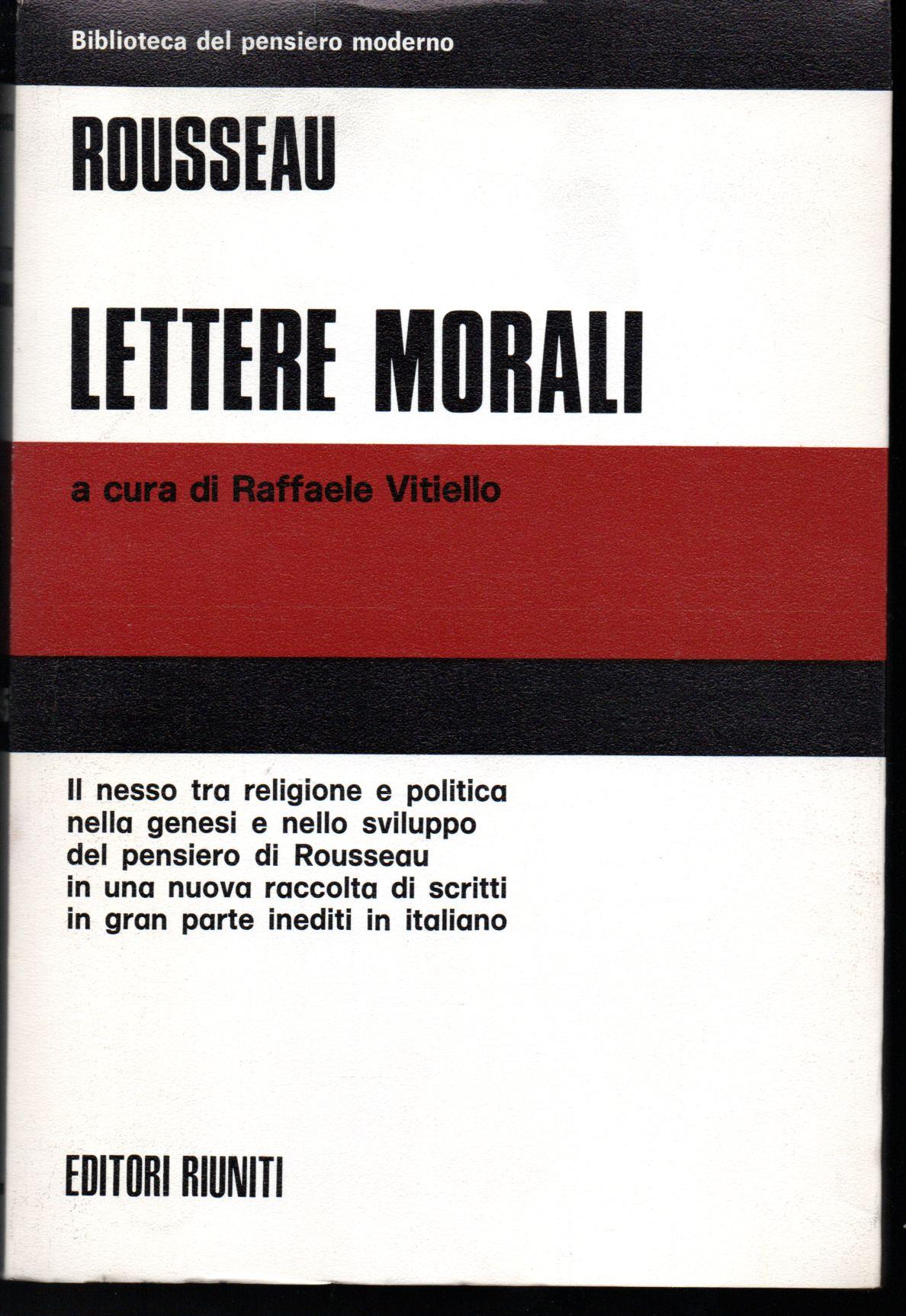 Lettere morali A cura di Raffaele Vitiello