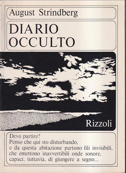 Diario occulto Scelta a cura di Torsten Eklund Introduzione traduzione e note di Marco Scovazzi - August Strindberg - copertina