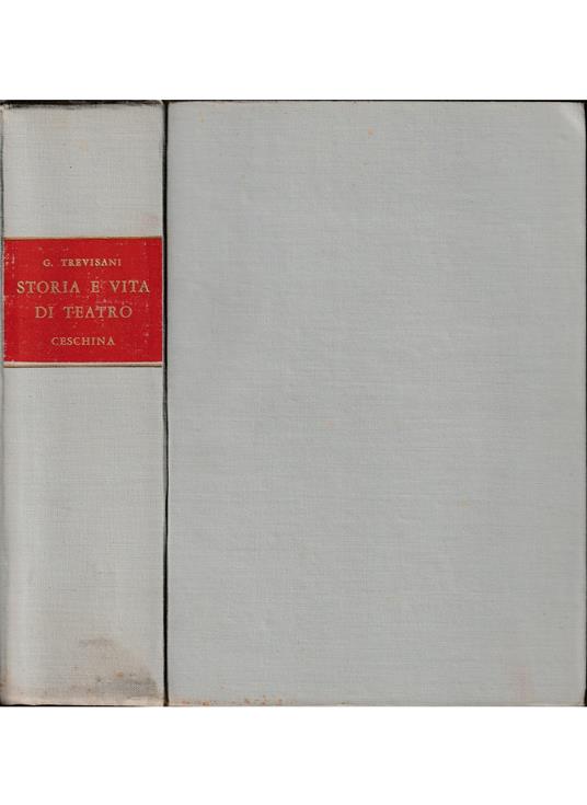 Storia e vita di teatro - Giulio Trevisani - copertina