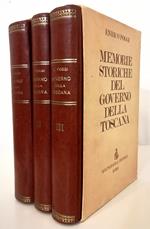 Memorie storiche del Governo della Toscana nel 1859-60 di Enrico Poggi Già Membro di quel Governo e Senatore del Regno - completo in 3 voll. in cofanetto editoriale
