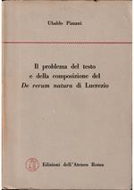 Il problema del testo e della composizione del De rerum natura di Lucrezio