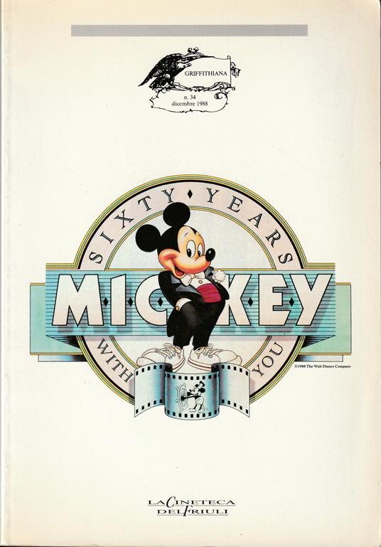 Griffithiana Anno XI n. 34 dicembre 1988 Cartoonfest 10 Fritz Freleng - da Bugs Bunny alla Pantera Rosa Gemona del Friuli, 16-18 dicembre 1988 - copertina