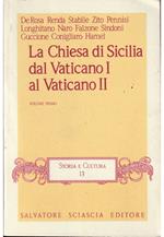 Chiesa di Sicilia dal Vaticano I al Vaticano II Primo volume