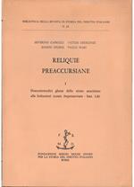 Reliquie preaccursiane I Duecentotredici glosse dello strato azzoniano alle Istituzioni (const. Imperatoriam - Inst. 1,6)
