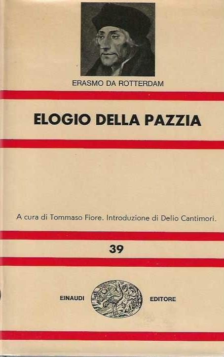 Elogio della Pazzia - Erasmo da Rotterdam - copertina