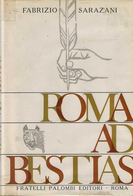 Roma Ad Bestias - Fabrizio Sarazani - copertina