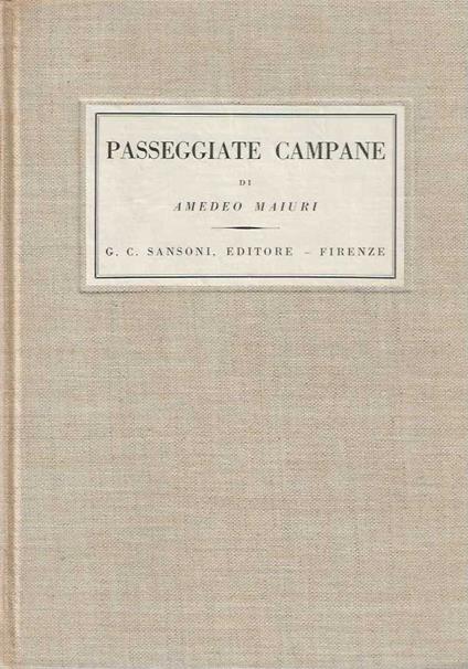 Passeggiate Campane - Amedeo Maiuri - copertina