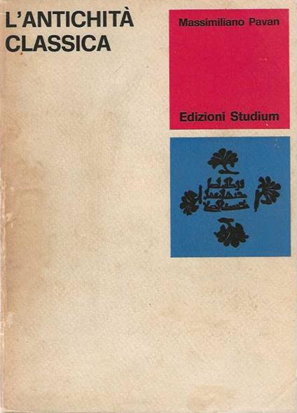 L' L' antichità classica - Massimiliano Pavan - copertina