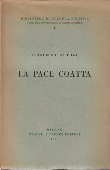 Pace Coatta - Francesco Coppola - copertina