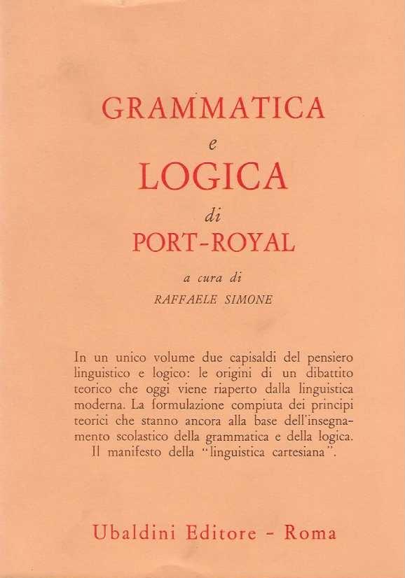 Grammatica e logica di Port-Royal