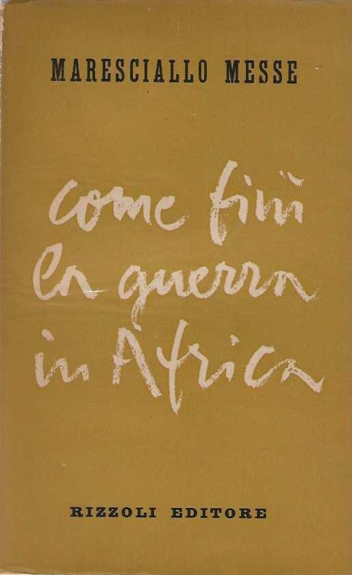 Come fini la guerra in Africa - copertina