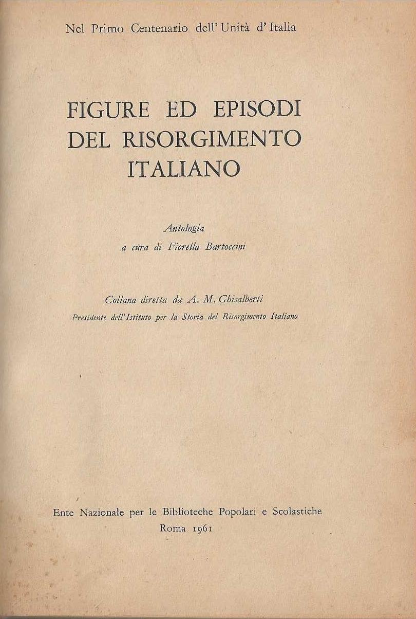 Figure ed episodi del Risorgimento italiano