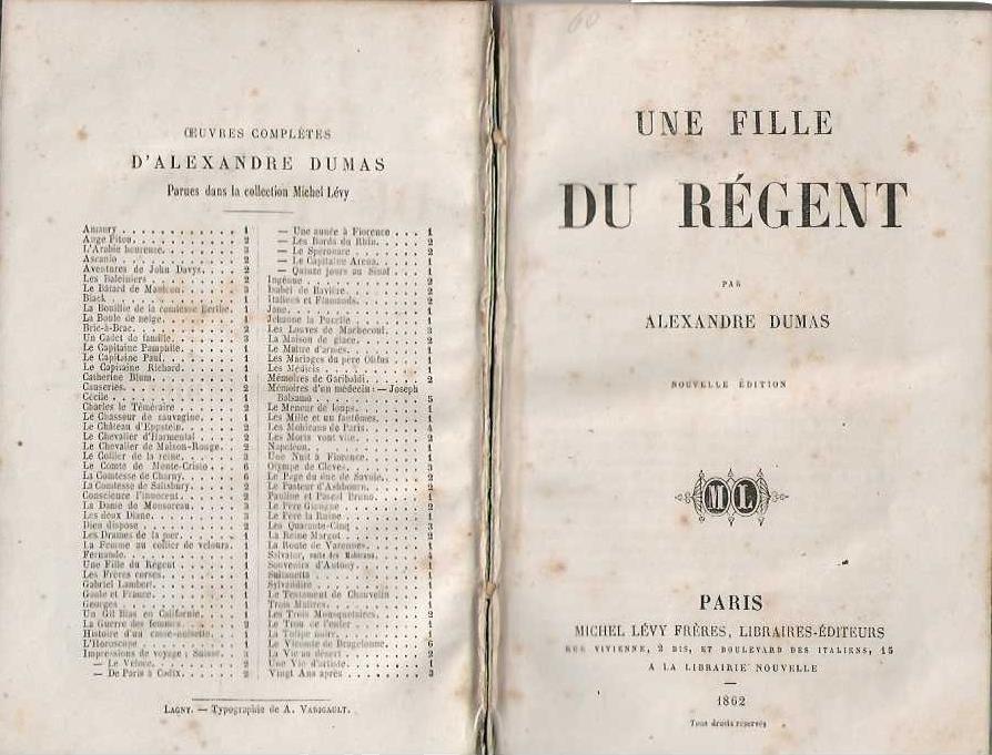 Une Fille du Régent