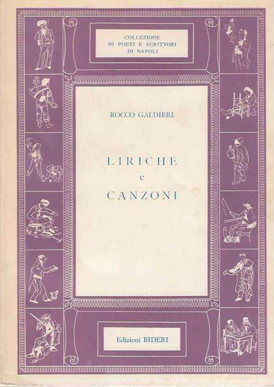 liriche e canzoni - Rocco Galdieri - copertina