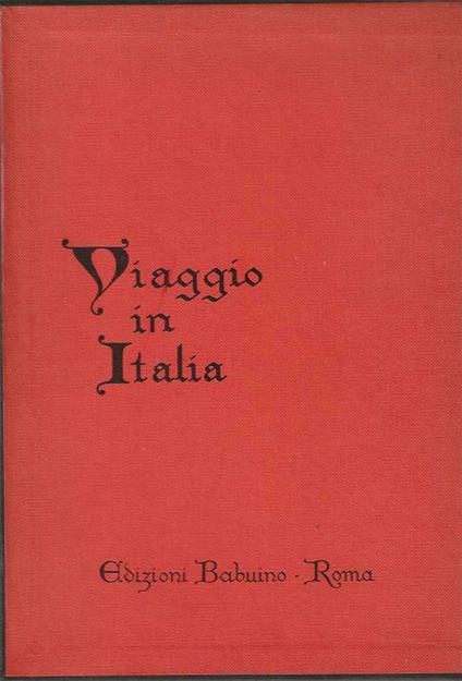 Viaggio in Italia - Johann Wolfgang Goethe - copertina