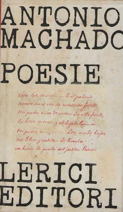 Poesie , di Antonio Machado - Antonio Machado - copertina