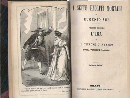 I Sette Peccati Mortali - Eugène Sue - copertina