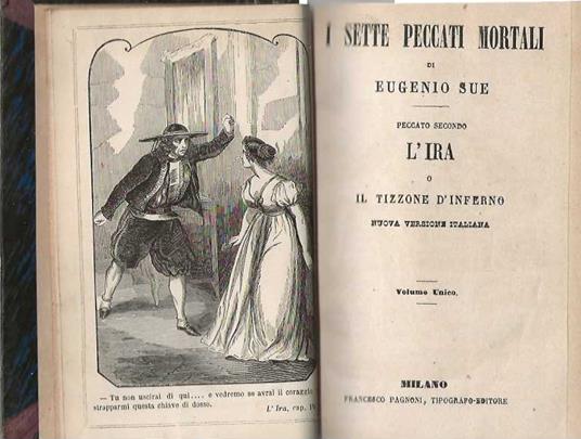I Sette Peccati Mortali - Eugène Sue - copertina