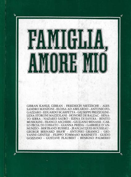 Famiglia, amore mio - copertina
