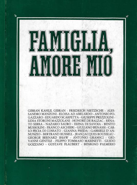 Famiglia, amore mio - copertina
