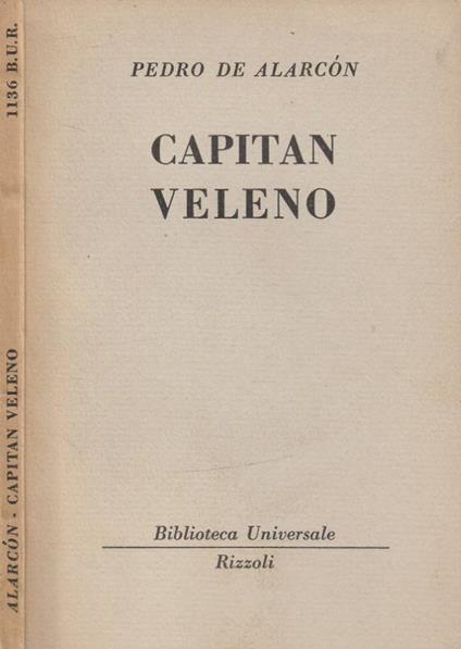 Capitan Veleno - Pedro A. de Alarcón - copertina