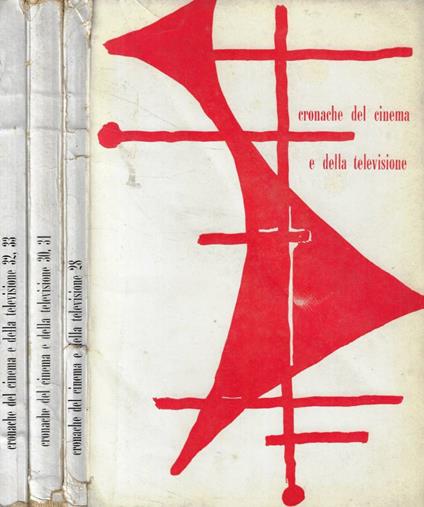Cronache del cinema e della televisione n. 28-30,31- 32,33 Anno 1959 - copertina