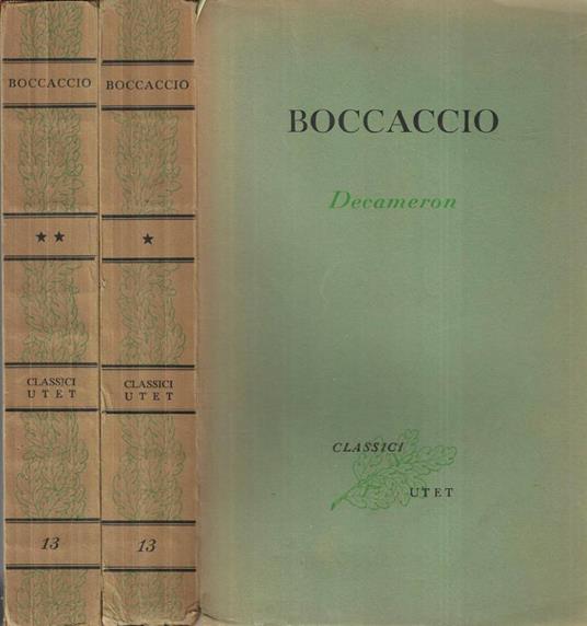 Decameron Vol. I - II - Giovanni Boccaccio - copertina