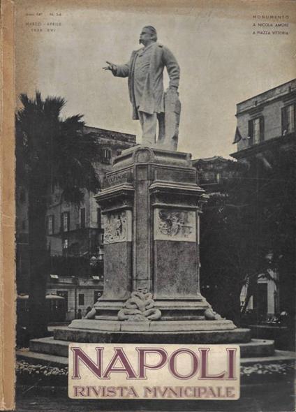 Napoli. Rivista Municipale - Anno 64° - 1938 - N. 3-4 (Marzo-Aprile) - copertina
