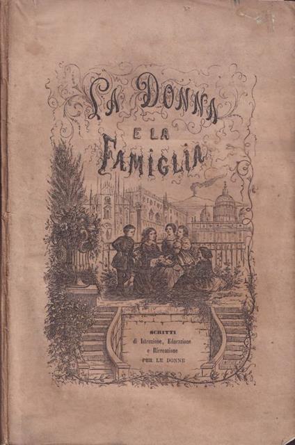 La donna e la famiglia, anno V, n. 8, ottobre 1865 - copertina