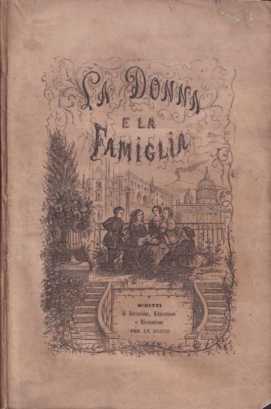 La donna e la famiglia, anno V, n. 8, ottobre 1865 - copertina