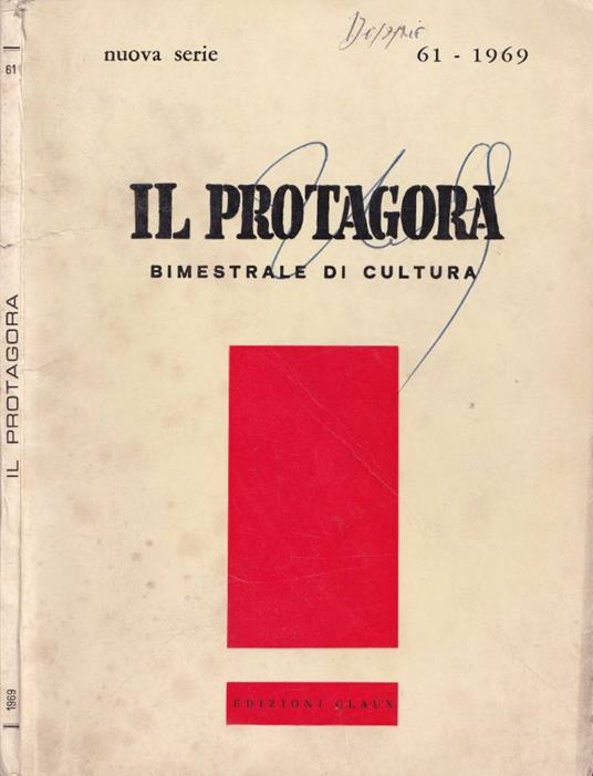 Il Pitagora, n. 61, 1969 - copertina