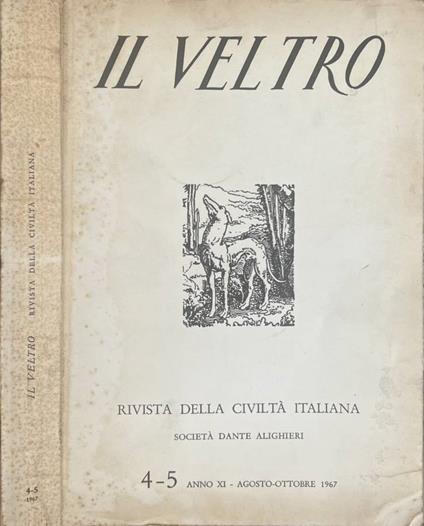 Il veltro, anno XI, nn. 4-5, 1967 - copertina
