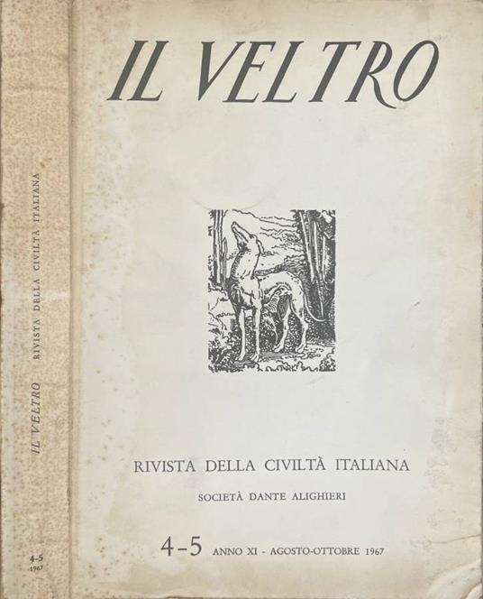 Il veltro, anno XI, nn. 4-5, 1967 - copertina