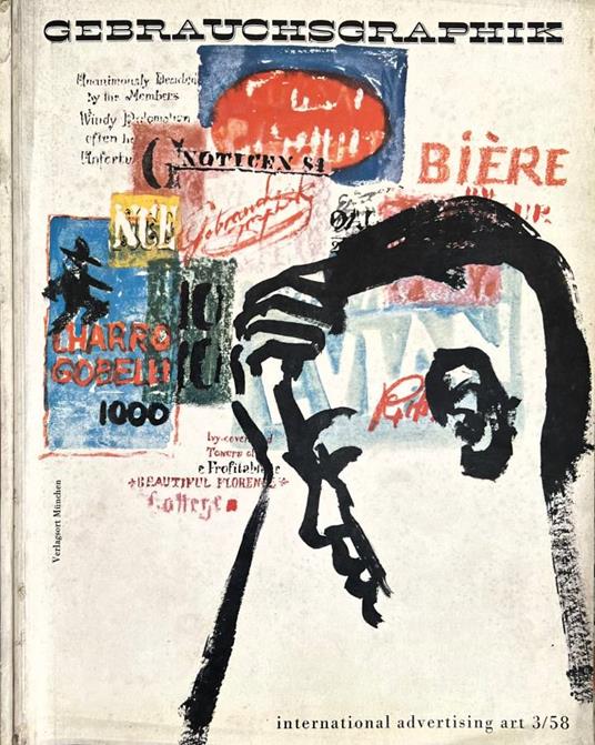Gebrauchsgraphik, anno XXIX, nn. 3 e 4, 1958 - copertina