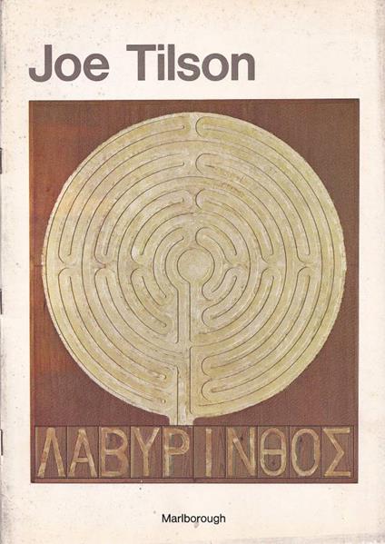 Joe Tilson - copertina