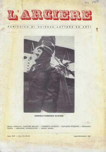 L' Arciere n. 171-172-173 Anno 1968 - copertina