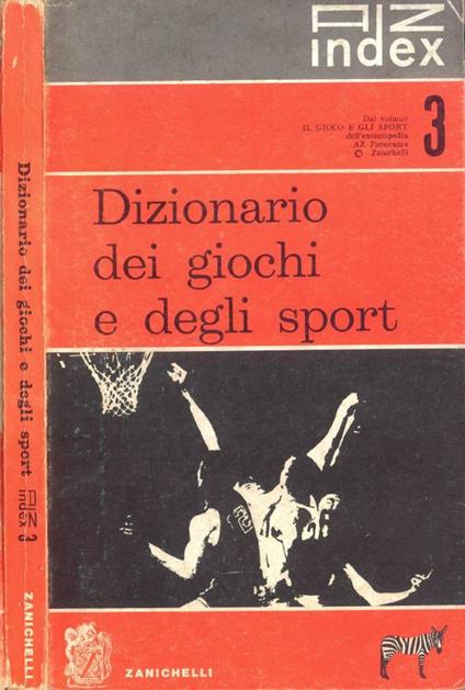 Dizionario dei giochi e degli sport - copertina