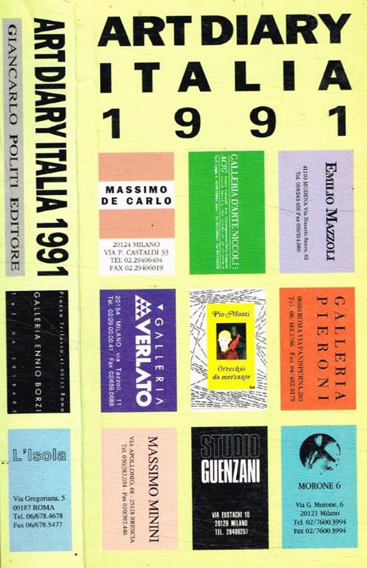 Art diary Italia 1991 - copertina