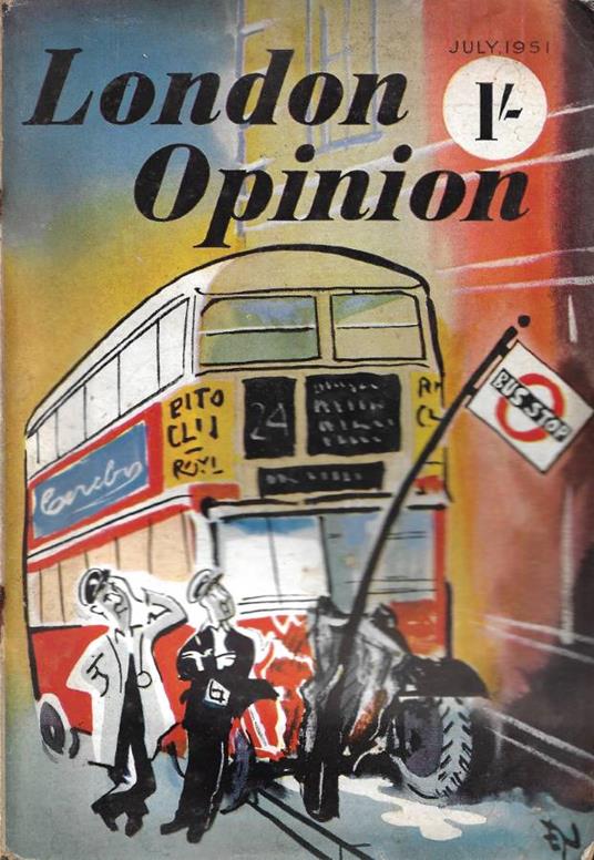 London Opinion and The Humorist. July 1951 - copertina