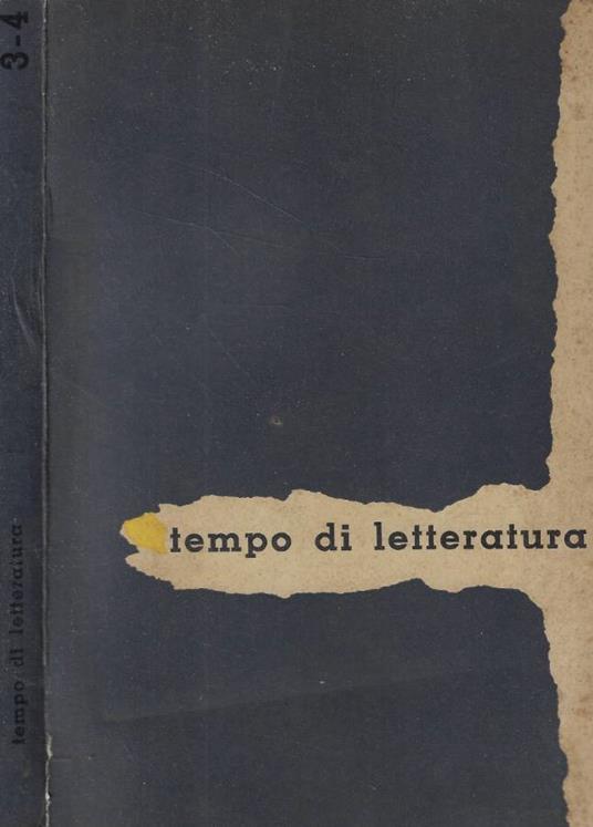 Tempo di letteratura 3-4 - copertina