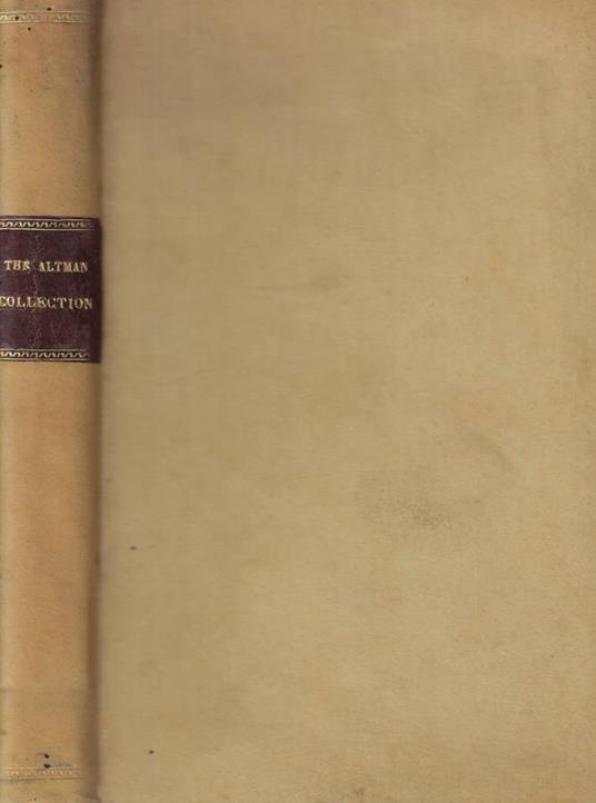 Handbook of the Benjamin Altman collection - copertina