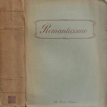 Romanticismo - copertina
