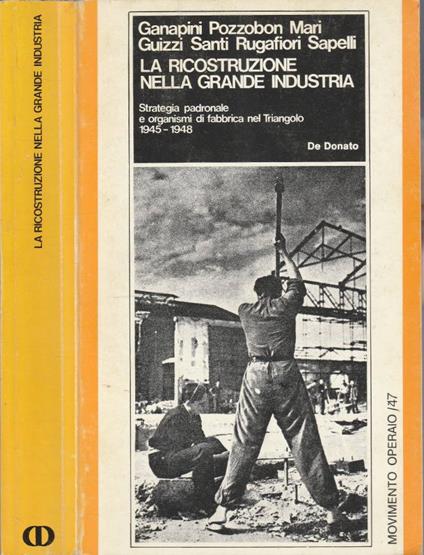 La ricostruzione nella grande industria - copertina