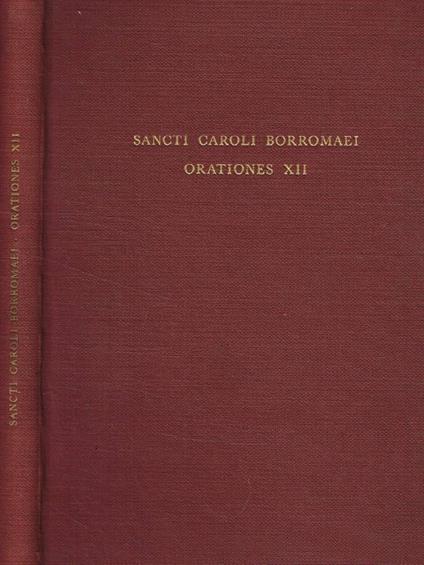 Sancti Caroli Borromaei orationes XII - Carlo Borromeo (san) - copertina