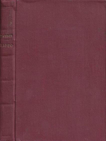 Saffo - Alphonse Daudet - copertina