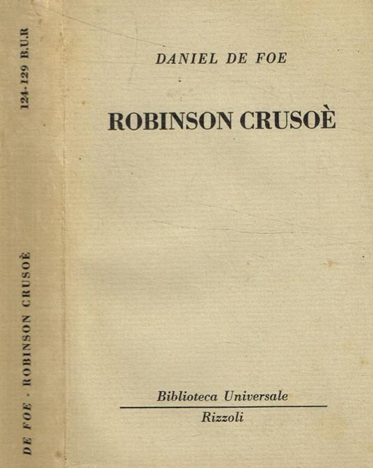 Robinson Crusoè - Daniel Defoe - copertina