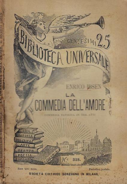 La commedia dell'amore - Henrik Ibsen - copertina