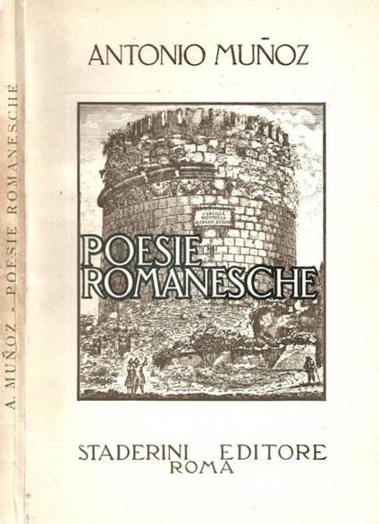 Poesie romanesche - Antonio Muñoz - copertina