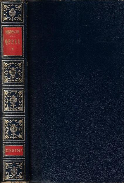 Opere Vol. I - Friedrich Nietzsche - copertina