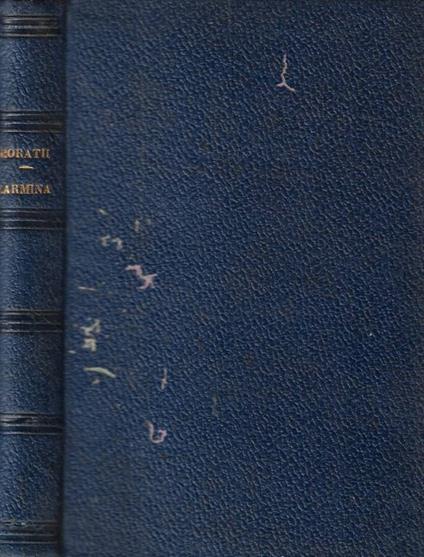 Carmina - Q. Flacco Orazio - copertina